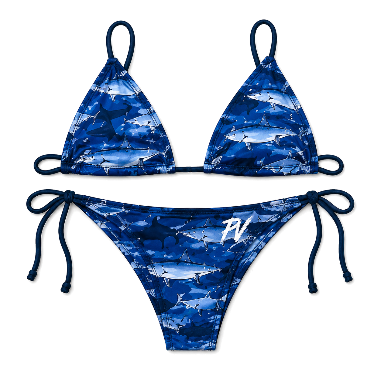 Patria Vive Offshore Pesca Triangle Bikini Swimsuit - Cuba merch and Cuban streetwear by Patria Vive