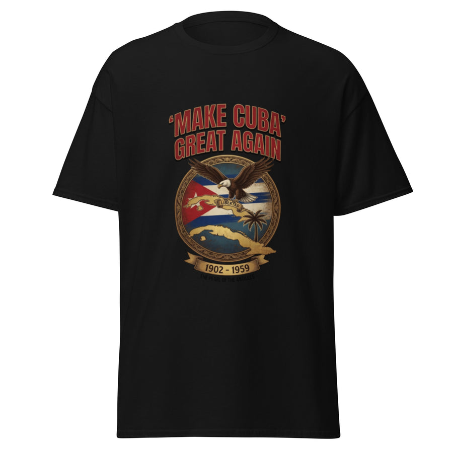 Make Cuba Great Again Vintage Black Shirt