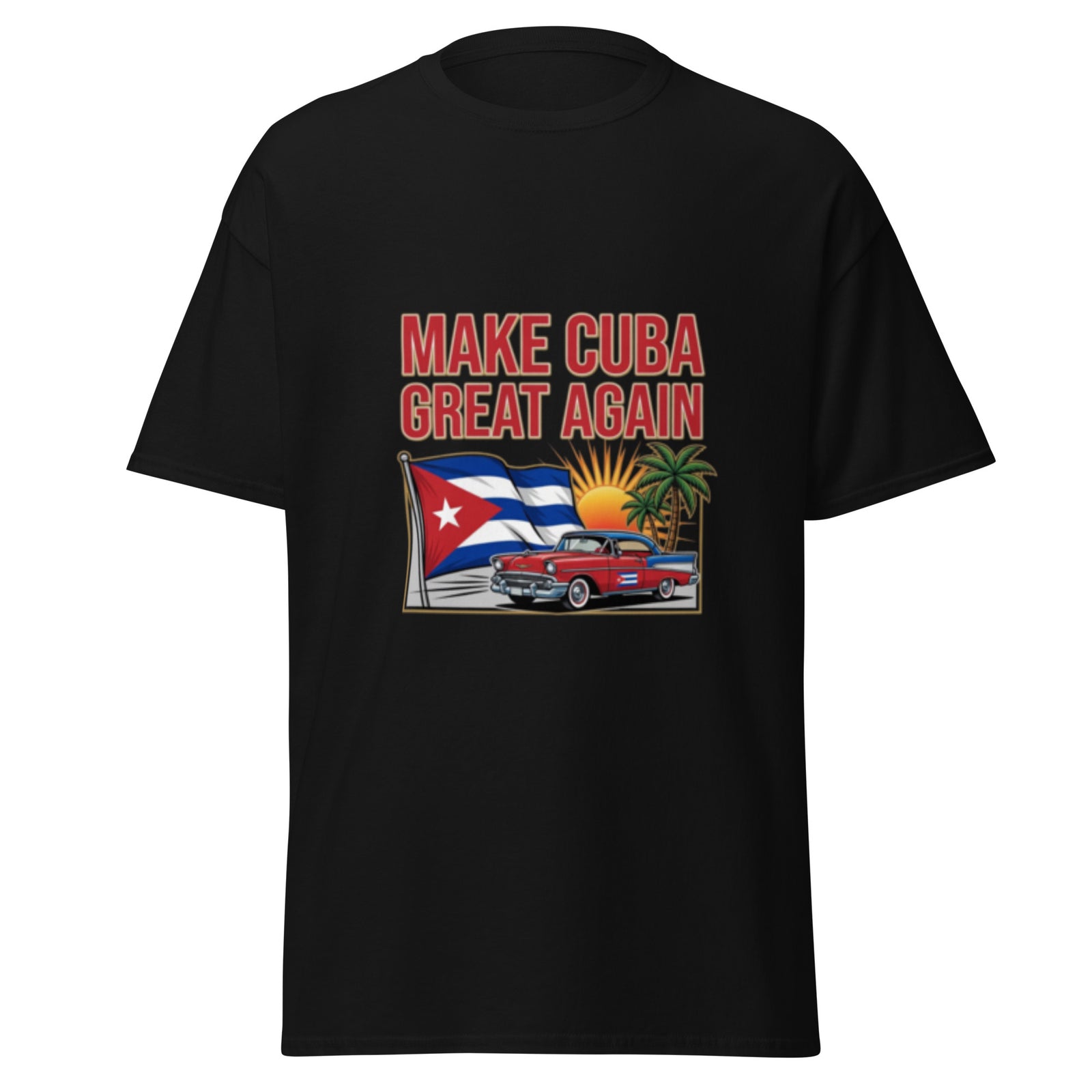 Make Cuba Great Again Black Classic Shirt - premium Cuba merch by Patria Vive