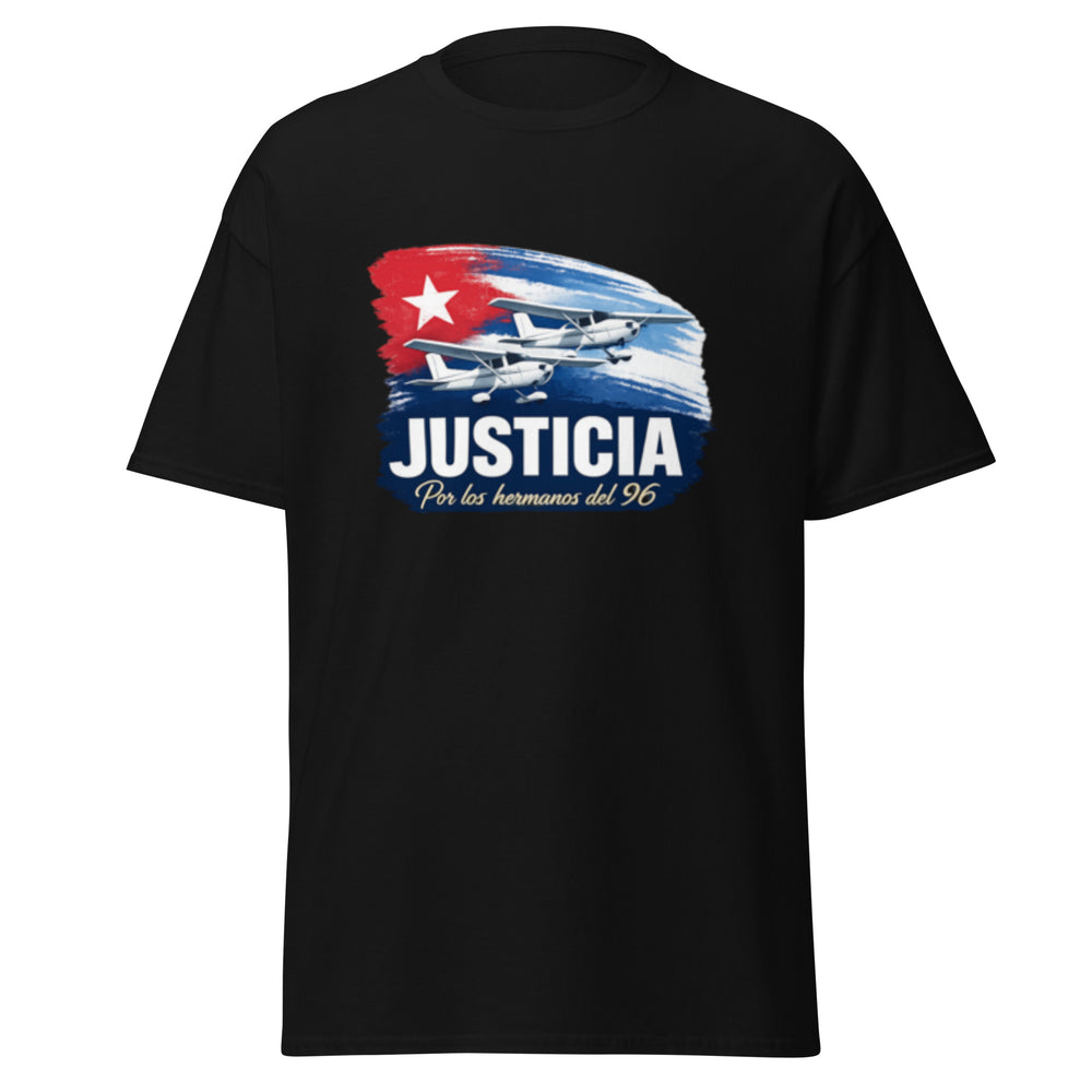 Unisex classic tee detail - Cuban apparel by Patria Vive