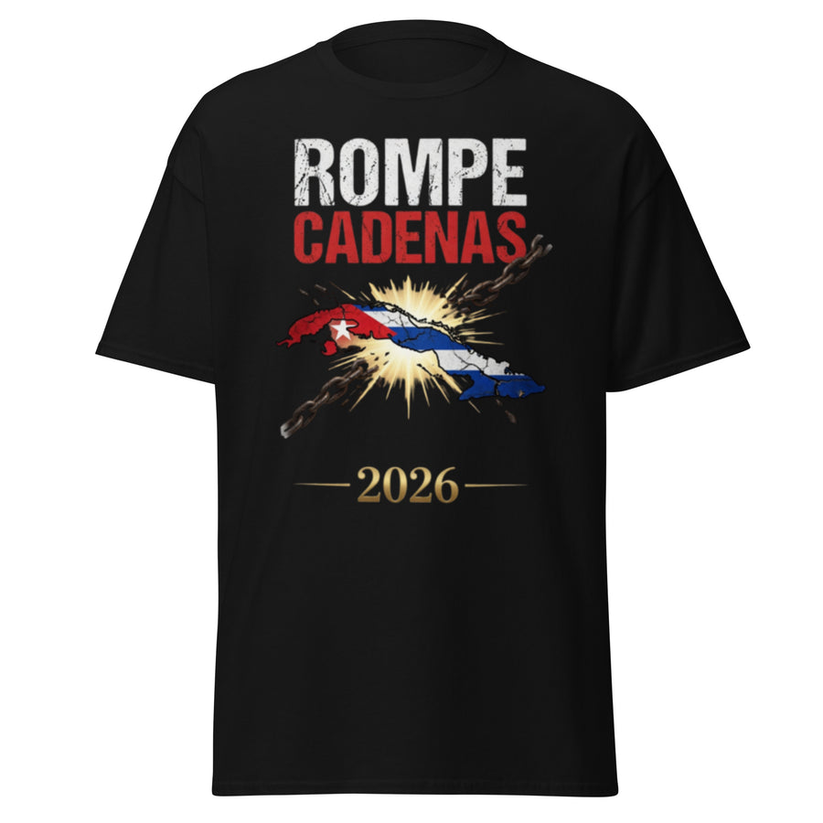 ROMPE CANDENAS classic tee - Cuba merch by Patria Vive
