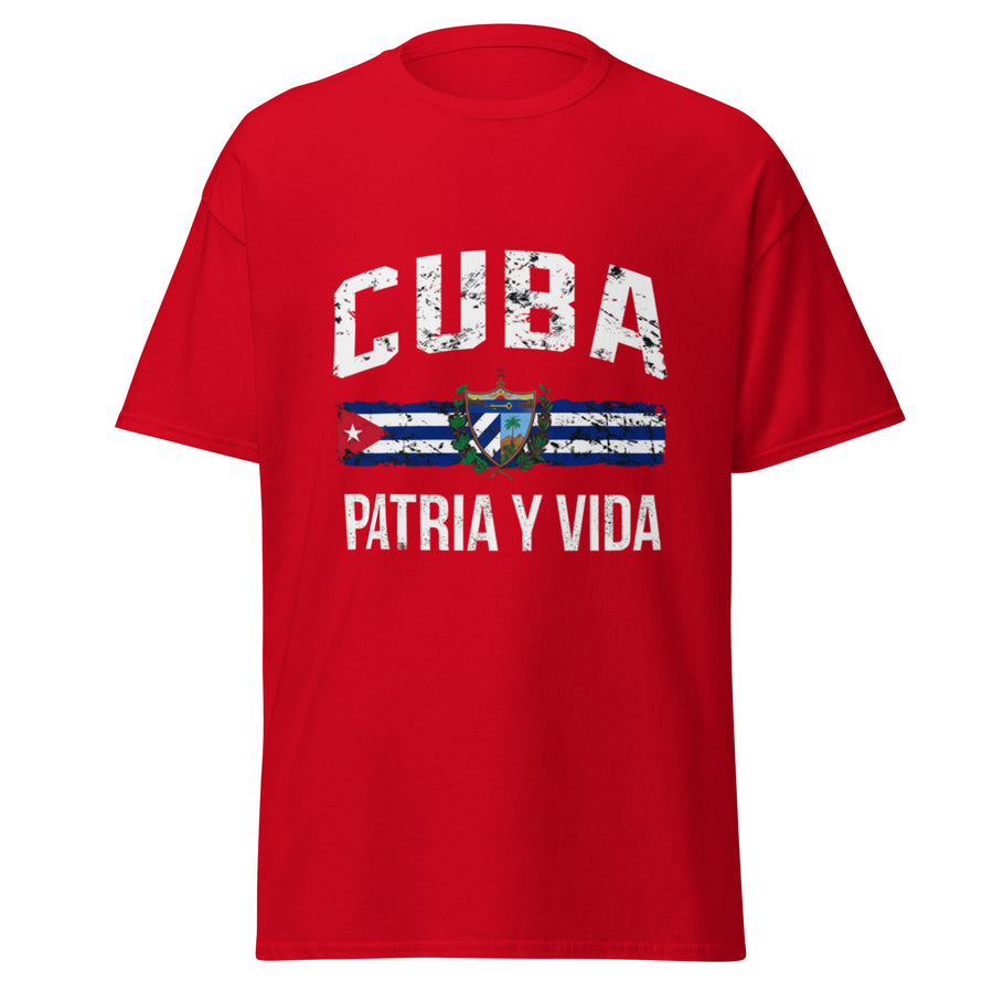 Cuba Patria y Vida Red Shirt