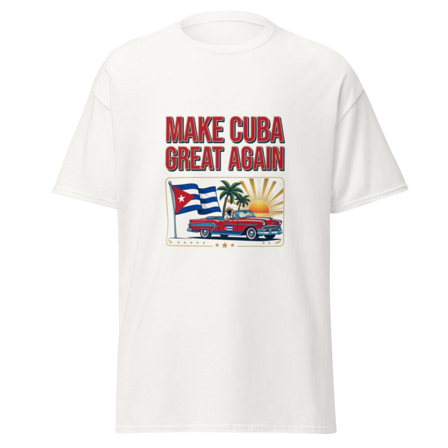 Make Cuba Great Again White Classic Shirt 2