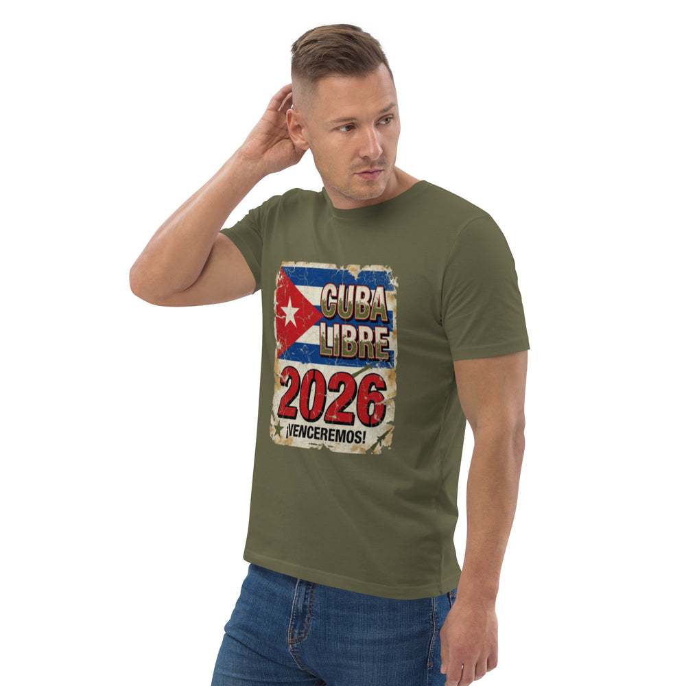 Cuba Libre Organic Cotton Shirt - Khaki detail - Cuban apparel by Patria Vive